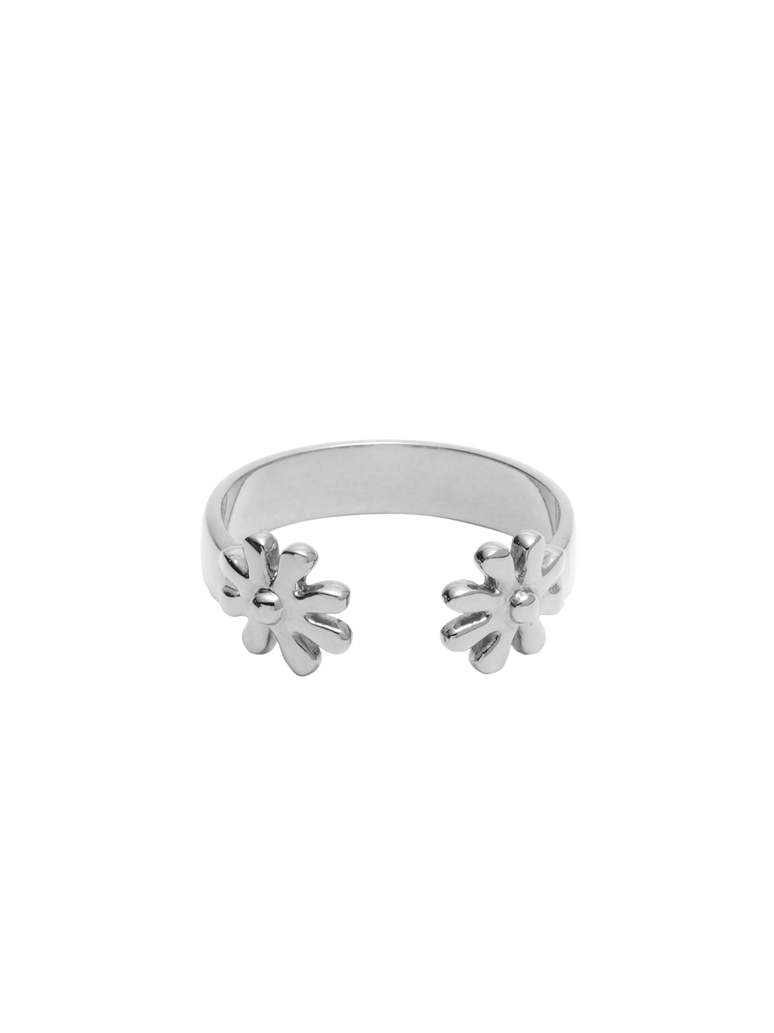 Reversible flower ring