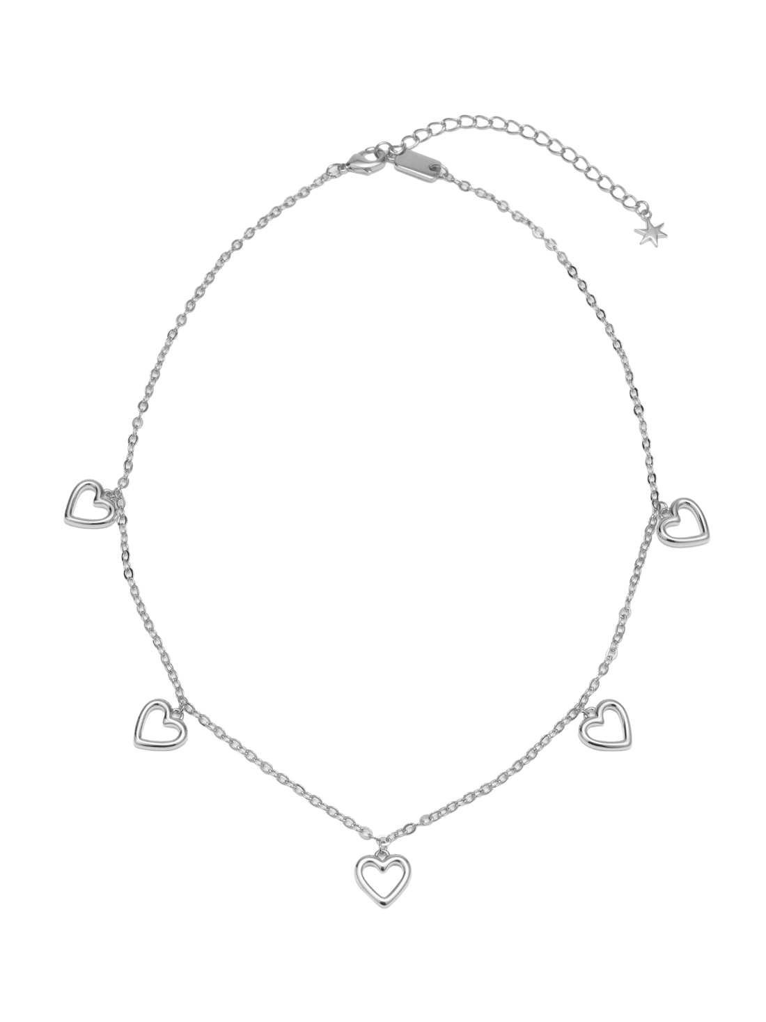 Circle heart necklace